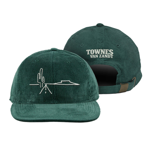 Townes Van Zandt - Green Corduroy Hat